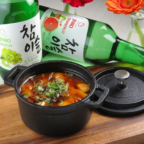 韓国料理とチャミスル